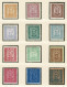 Portugal, 1892/3, # 68/79, 5, 25 E 50 Reis D. 11 1/2, 300 Reis D. 13 1/2 Outros D. 12 3/4, MH - Nuevos
