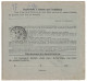 BULLETIN D'EXPÉDITION COLIS POSTAUX De STRASBOURG BOULEVARD D'ANVERS TIMBRE FISCAL + SEMEUSE 1931 - Cartas & Documentos