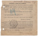 BULLETIN D'EXPÉDITION COLIS POSTAUX De ROSHEIM (RHIN) TIMBRE FISCAL + SEMEUSE 1932 - Covers & Documents
