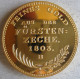 Prussian Ducat 2006 Feines Gold 1803 Medaille En Cuivre Plaqué Or - Andere & Zonder Classificatie