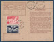 POSTE AÉRIENNE N° 18 + 19 Sur CARTE D'ABONNEMENT AUX TIMBRES POSTE CACHET CAD CLERMONT FERRAND 1948 - Covers & Documents