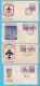 PAKISTAN 4 FDC's Boy Scout National Jamboree 1958 Karachi - Covers & Documents