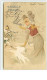 N°8049 - Carte Fantaisie - Prosit Neujahr - Femme Blonde Dans Un Paysage Hivernal - New Year