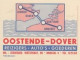 PUBLIBEL 2219** : (OOSTENDE-DOVER) : KANAAL,CANAL,CHANNEL,ZEE,MER,SEA,LANDKAART,CARTE GEOGRAPHIQUE,MAP, - Publibels