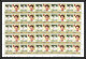 589c Nukufetau Tuvalu MNH ** 1985 Mi 23-30 Sc 20 / 23 Bloc 4 Cricket Set Overprint Specimen Proof Feuilles (sheets) - Tuvalu (fr. Elliceinseln)