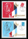 2529/ Carte Maximum (card) France N°1663/1664 Marianne De Béquet Edition Cef 1971 - 1970-1979