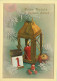Bonne Année : Bougie / Lanterne / Carte Italienne (voir Scan Recto/verso) - Nouvel An