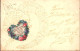 13810591 - AK Von 1913, Handgeritzt, Mit Eingearbeiteter Oblate Sinnspruch Im Blumenkranz - Other & Unclassified