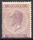 [** TB] N° 21A, 1F Violet (dentelure 15), Pleine Gomme Originale Légèrement Brunie (d'origine) - Rare - Cote: 12690€ - 1865-1866 Profilo Sinistro