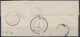 [Document TB] N° 10A, Paire Margée (filet Existant Tout Autour) Sur TB LAC D'Etalle, Obl 'D78' Du 28 Mai 1859 Vers Le Lu - 1858-1862 Medallions (9/12)