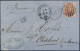 [Document SUP] N° 16A Sur TB LAC De Bruxelles (Midi), TB Obl 'MIDI' Du 6 Juin 63 Vers Chalons (France) - 1863-1864 Medaglioni (13/16)