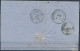 [Document SUP] N° 16A Sur TB LAC De Bruxelles (Midi), TB Obl 'MIDI' Du 6 Juin 63 Vers Chalons (France) - 1863-1864 Medallions (13/16)