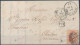 [Document SUP] N° 16A Sur TB LAC De Jemappes, TB Obl 'P65' Du 3-10-63 Vers Chalons (France) - 1863-1864 Medaglioni (13/16)