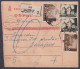 "Croatia 1943-04-13, Parcel Card OSIJEK, Landcapes + Postage Due (mix Issues) - Croazia