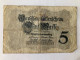 ALLEMAGNE - Billet 5 Mark 1914 - 5 Mark