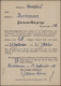 15 - 6 Pf Paar MeF Auf Ferienanzeige Postkarte WALDSHUT 21.9.48 An Kreisschulamt - Baden