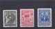 Liechtenstein 1932 Z Bienfaisance 11/13 **. Yvert 108/110; Au Profit Des œuvres De L'enfance. - Unused Stamps