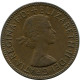 HALF PENNY 1958 UK GROßBRITANNIEN GREAT BRITAIN Münze #AZ687.D.A - C. 1/2 Penny