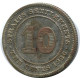 10 CENTS 1926 STRAITS SETTLEMENTS MALAISIE MALAYSIA Pièce #AX153.F.A - Maleisië