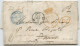 GRANDE BRETAGNE - ADMIRALITY + PAID SUR LETTRE AUTOGRAPHE DE L'AMIRAL HOPE POUR PARIS, 1856 - ...-1840 Prephilately