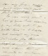 GRANDE BRETAGNE - ADMIRALITY + PAID SUR LETTRE AUTOGRAPHE DE L'AMIRAL HOPE POUR PARIS, 1856 - ...-1840 Prephilately