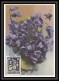 5515/ Carte Maximum (card) Autriche (osterreich) N°722 Violette Fleur Flowers Flower Fleurs Dresdner 1948 - Maximum Cards