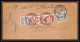 9353 Taxe N°223 Semeuse 50c Paris Bruxelles 1927 Belgique France Lettre Partielle Cover - 1859-1959 Cartas & Documentos