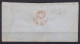 L. Affr. N°6 (trait De Burin Sur Le Visage) P134 Càd ZELE /2 OCT 1856 Pour Avocat à ST-NICOLAS - Boite Auxiliaire "E" (a - 1851-1857 Medaillons (6/8)