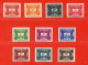 REF103 > A.E.F. < TAXE N° 12 à 21 * * > Neuf Luxe Dos Visible - MNH * * -- - Unused Stamps