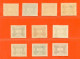 REF103 > A.E.F. < TAXE N° 12 à 21 * * > Neuf Luxe Dos Visible - MNH * * -- - Unused Stamps