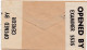 37895# LETTRE DOUBLE CENSURE PENED BY CENSOR EXAMINER 5535 Obl COLOMBO CEYLON 1940 VIA IMPERIAL Pour GENEVE SUISSE - Ceylon (...-1947)