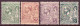 Monaco 1920/21 Unif. 44/47 */MH VF/F - Unused Stamps