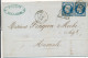 France Lettre 1857 De Alger PC N° 3710 (bureaux Supplémentaires) Pour Aumale Algérie - 1853-1860 Napoleon III