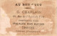 CHROMO AU BON GOUT G. CHAPLAIN CONFISERIE FINE TROYES / LE CAVALIER KROUMIR - Andere & Zonder Classificatie