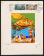 3038 Monaco N°939/943 Repas Food Pain De Noel Christmas Maquette D'artiste Original Artist Work FDC Signé Chesnot 1973 - Alimentación