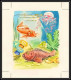 3027 Monaco N°805 Poissons Fish Fishes Maquette D'artiste Original Paint Artist Work FDC Signé Chesnot 1969 - Ongebruikt