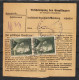 4 X MiNr. 799 Paketkarte Kalsdorf An Die Flieger-technische Schule 1 Giessen  (0783) - Used Stamps