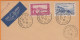 Lettre De  CONSTANTINE R.P. AVION  Algérie  Le 22 II 1938 Avec 5c + 65c  Pour 44 SAINT-MARS-LA-JAILLE - Luchtpost