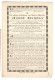 Delplace Amand Drukker De Stad Brugge En Thouroutsch Blad Wed D'Hert En Wed Beernaert Torhout 1810-Brugge 1890, - Avvisi Di Necrologio