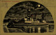 Clair De Lune Lithographie Deutsches Kriegsschiff, SMS Weissenburg, Panzerschiff, Kaiserliche Marine - Autres & Non Classés