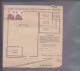 Colis Postal   Postaux   S.N.C.F  SNCF Bulletin D' Expédition Timbre 4,70 F & 1 F  1943 Vins Rivesaltes Salses - Brieven & Documenten