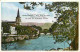 09 - Saint Girons - Rive Droite Du Salat - Clocher Et Pont-Vieux - Au Fond Les Montagnes D'Aulus - Colorisée - CPA - Voi - Saint Girons