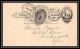 3262/ USA Entier Stationery Carte Postale (postcard) N°8 Pour Guanajuato Mexico 1890 - ...-1900