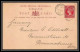 3107/ Gibraltar Entier Stationery Carte Postale (postcard) N°4 Pour Braunsweig Allemagne (germany) 1892 - Gibraltar
