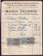 Facture " Maison Delange " Chaussures, Dives-sur-mer, 1923 - 1900 – 1949