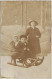 Foto  Kinderporträts Auf Schlitten Im WInter 1915 Privatfoto - Ritratti