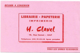 Buvard H Clavel Rose - Papeterie