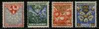 Ned 1926 Childseries Mint Hinged  199-202 #41 - Unused Stamps
