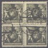 LIECHTENSTEIN,  VFU BLOCK OF 4 - 1921! - Oblitérés