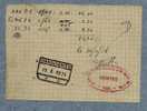 Spoorwegstempel WAROUIGNIES Op 25/1/1934 Op Dokument - Altri & Non Classificati